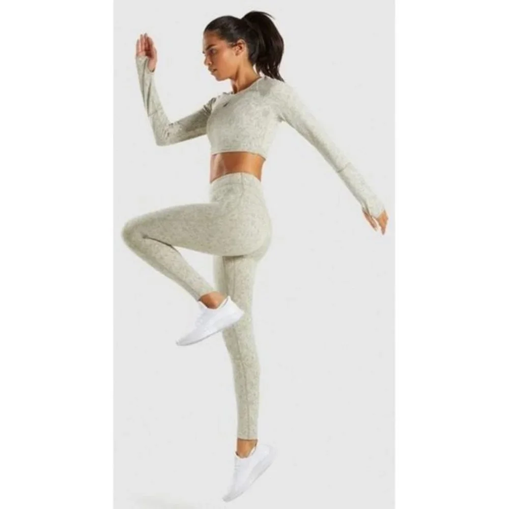 GYMSHARK | Fleur Texture Leggings M - Picture 11 of 11